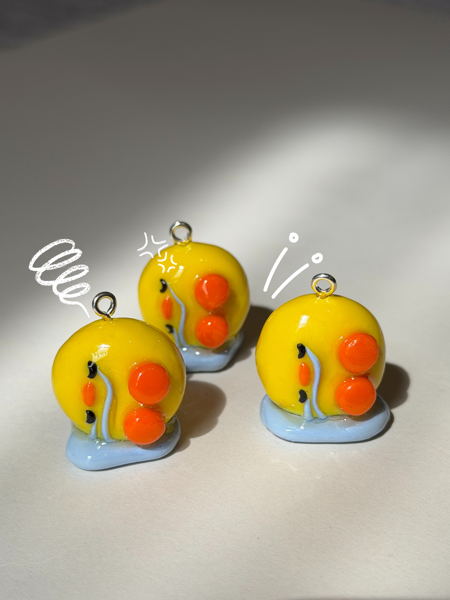 Crying Duck Keychain