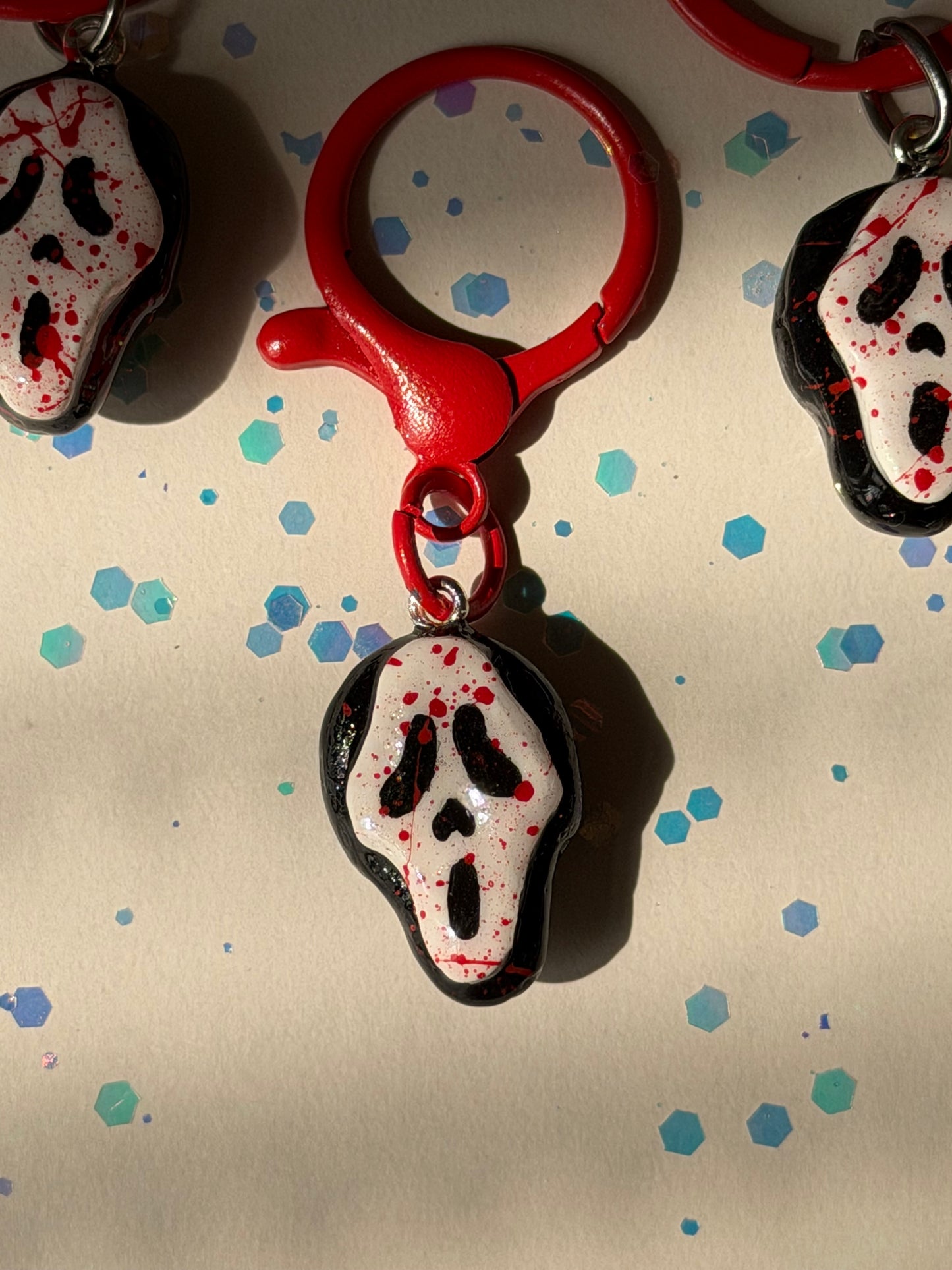 Ghost Face Keychain