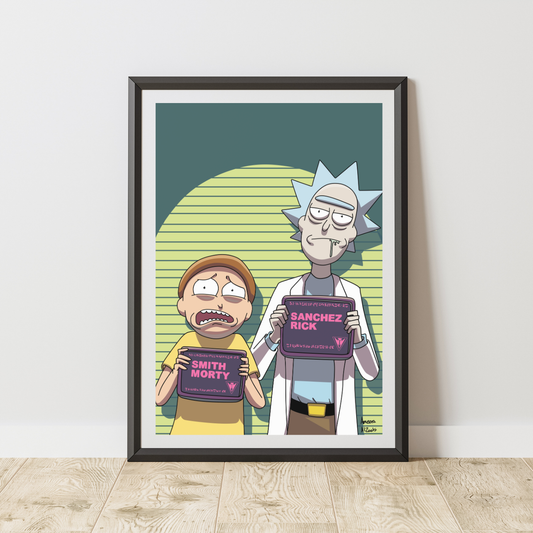 Rick & Morty Mugshot